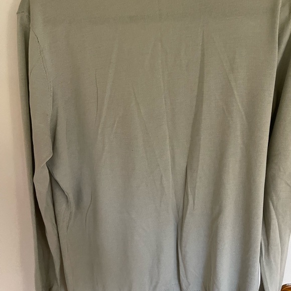 Tory Burch cardigan in light sage green color - Large - Picture 3 of 4